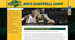 Desktop Screenshot of ndsumensbasketballcamps.com