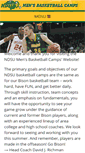 Mobile Screenshot of ndsumensbasketballcamps.com
