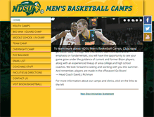 Tablet Screenshot of ndsumensbasketballcamps.com